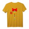 HapDeer Fasching T-Shirt - Lustiges Clown Kostüm für Karneval, Fasching, Fastnacht und Mottopartys für Kinder und Erwachsene