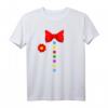 HapDeer Fasching T-Shirt - Lustiges Clown Kostüm für Karneval, Fasching, Fastnacht und Mottopartys für Kinder und Erwachsene