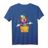Lustiges Karneval Clown in Kiste Kostüm – Fasching T-Shirt für Männer, Frauen & Kinder, buntes Verkleidungs-Design für Karneval und Fasnacht