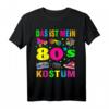 80er Jahre Motto Party T-Shirt - I Love the 80s Retro T-Shirt für 80er Kostüm & Party