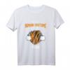 Lustiges Tiger Menschen Kostüm T-Shirt - Originelles Design für Halloween, Karneval und den Alltag