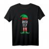 Bier Elf Partnerlook Outfit Weihnachten Fasching Karneval T-Shirt – Lustiges Elf-Kostüm für Männer, Familien und Gruppen