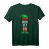 Bier Elf Partnerlook Outfit Weihnachten Fasching Karneval T-Shirt – Lustiges Elf-Kostüm für Männer, Familien und Gruppen