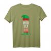 Bier Elf Partnerlook Outfit Weihnachten Fasching Karneval T-Shirt – Lustiges Elf-Kostüm für Männer, Familien und Gruppen