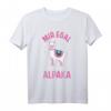 Mir egal ich bin ein Alpaka T-Shirt - Lustiges Geschenk für Alpaka-Liebhaber & Zoo-Besucher mit Tiermotiv