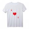 Herz Ass Kostüm Spielkarte - Lustiges Poker- und Kartenspiel T-Shirt für Karneval, Fasching & Mottoparty
