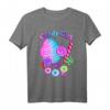 Candy Girl T-Shirt für Kinder und Mädchen - Süßes Geschenk für Jahrmarkt, Karneval & Zirkus mit Zuckerwatte, Bonbons & Regenbogenfarben