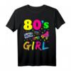 80er Jahre Party Outfit Kostüm Vintage Retro T-Shirt - Klassisch geschnitten für nostalgische Themenpartys