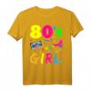 80er Jahre Party Outfit Kostüm Vintage Retro T-Shirt - Klassisch geschnitten für nostalgische Themenpartys
