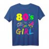 80er Jahre Party Outfit Kostüm Vintage Retro T-Shirt - Klassisch geschnitten für nostalgische Themenpartys