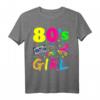 80er Jahre Party Outfit Kostüm Vintage Retro T-Shirt - Klassisch geschnitten für nostalgische Themenpartys