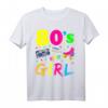 80er Jahre Party Outfit Kostüm Vintage Retro T-Shirt - Klassisch geschnitten für nostalgische Themenpartys