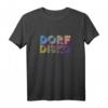 Buntes Dorfdisko 80er Outfit T-Shirt - Nostalgisches Disco Fan Geschenk für 80er & 90er Jahre Party, DJ & Mottoparty
