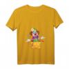 Damen Lustiges Karneval Clown in Kiste Kostüm Faschings T-Shirt mit V-Ausschnitt – Bunte Clown-Verkleidung für Karneval, Fasching & Fastnacht