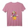 Damen Lustiges Karneval Clown in Kiste Kostüm Faschings T-Shirt mit V-Ausschnitt – Bunte Clown-Verkleidung für Karneval, Fasching & Fastnacht