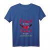 Damen Engel Im Herzen Teufel Im Kopf Und Wahnsinn Im Blut Kostüm T-Shirt mit V-Ausschnitt – Lustiges Karnevals-Outfit für Fasching, Weiberfastnacht & Partnerlook