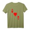 Herz As Skat Poker Kartenspiel T-Shirt – Perfektes Fasching, Karneval & Spieleabend Kostüm für Kartenspiel-Fans