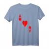 Herz As Skat Poker Kartenspiel T-Shirt – Perfektes Fasching, Karneval & Spieleabend Kostüm für Kartenspiel-Fans