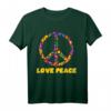 Hippie Kostüm T-Shirt 60er/70er Love Peace Flower Power - Perfekt für Partys, Fasching & Karneval