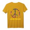 Hippie Kostüm T-Shirt 60er/70er Love Peace Flower Power - Perfekt für Partys, Fasching & Karneval