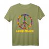 Hippie Kostüm T-Shirt 60er/70er Love Peace Flower Power - Perfekt für Partys, Fasching & Karneval