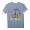 Hippie Kostüm T-Shirt 60er/70er Love Peace Flower Power - Perfekt für Partys, Fasching & Karneval