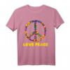 Hippie Kostüm T-Shirt 60er/70er Love Peace Flower Power - Perfekt für Partys, Fasching & Karneval