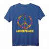 Hippie Kostüm T-Shirt 60er/70er Love Peace Flower Power - Perfekt für Partys, Fasching & Karneval