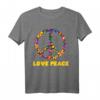 Hippie Kostüm T-Shirt 60er/70er Love Peace Flower Power - Perfekt für Partys, Fasching & Karneval