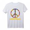 Hippie Kostüm T-Shirt 60er/70er Love Peace Flower Power - Perfekt für Partys, Fasching & Karneval