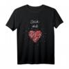 Jeck mit Herz Rot Weiss Fasching T-Shirt – Perfektes Karnevalsoutfit und Geschenk für Köln-Liebhaber zu Weihnachten, Geburtstag oder der 5. Jahreszeit
