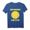 Humorvolles Zitronen Limetten Kostüm T-Shirt für Karneval, Fasching & Mottopartys – Perfekt für Junggesellenabschied & Rosenmontag