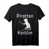 Piratten Kostüm Pirat Ratte T-Shirt – Lustiges Karnevals- und Fasching-Kostüm für Kinder und Erwachsene, perfekt für Halloween