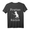 Piratten Kostüm Pirat Ratte T-Shirt – Lustiges Karnevals- und Fasching-Kostüm für Kinder und Erwachsene, perfekt für Halloween