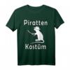 Piratten Kostüm Pirat Ratte T-Shirt – Lustiges Karnevals- und Fasching-Kostüm für Kinder und Erwachsene, perfekt für Halloween