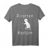 Piratten Kostüm Pirat Ratte T-Shirt – Lustiges Karnevals- und Fasching-Kostüm für Kinder und Erwachsene, perfekt für Halloween