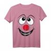 Karneval Clown Gesicht T-Shirt – Lustiges Kostüm & Geschenkidee für Fasching, Fastnacht & Karnevalsfeier