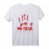 Blutige Hände gruseliges Halloween Kostüm T-Shirt – Horror Outfit für Zombie, Vampir & Party-Events
