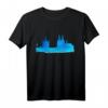 Kölner Skyline Aquarell Malerei T-Shirt - Jecke Karnevals- & Stadtliebe Outfit für Köln-Fans und Kölner mit Herz