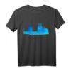 Kölner Skyline Aquarell Malerei T-Shirt - Jecke Karnevals- & Stadtliebe Outfit für Köln-Fans und Kölner mit Herz