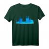 Kölner Skyline Aquarell Malerei T-Shirt - Jecke Karnevals- & Stadtliebe Outfit für Köln-Fans und Kölner mit Herz