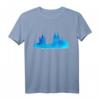 Kölner Skyline Aquarell Malerei T-Shirt - Jecke Karnevals- & Stadtliebe Outfit für Köln-Fans und Kölner mit Herz