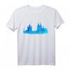 Kölner Skyline Aquarell Malerei T-Shirt - Jecke Karnevals- & Stadtliebe Outfit für Köln-Fans und Kölner mit Herz