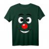 Karneval Clown Gesicht Kostüm Fasching T-Shirt – Buntes Party Outfit für Kinder, Männer & Frauen für Karneval & Weiberfastnacht