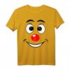 Karneval Clown Gesicht Kostüm Fasching T-Shirt – Buntes Party Outfit für Kinder, Männer & Frauen für Karneval & Weiberfastnacht