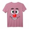 Karneval Clown Gesicht Kostüm Fasching T-Shirt – Buntes Party Outfit für Kinder, Männer & Frauen für Karneval & Weiberfastnacht