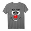 Karneval Clown Gesicht Kostüm Fasching T-Shirt – Buntes Party Outfit für Kinder, Männer & Frauen für Karneval & Weiberfastnacht