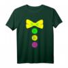 Karneval Clown Kostüm für Eltern & Kinder – Lustiges Fasching T-Shirt mit Fliege und Knöpfen für Karneval, Fasnacht & Fasching Party