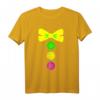 Karneval Clown Kostüm für Eltern & Kinder – Lustiges Fasching T-Shirt mit Fliege und Knöpfen für Karneval, Fasnacht & Fasching Party