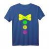 Karneval Clown Kostüm für Eltern & Kinder – Lustiges Fasching T-Shirt mit Fliege und Knöpfen für Karneval, Fasnacht & Fasching Party